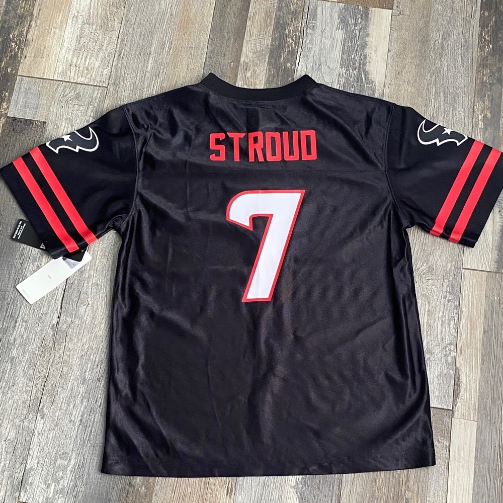 NFL Texans Black and Red Kids Jersey - Picture 2 of 13